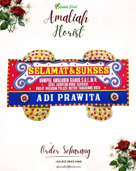 Papan Bunga Ucapan Selamat Sigando