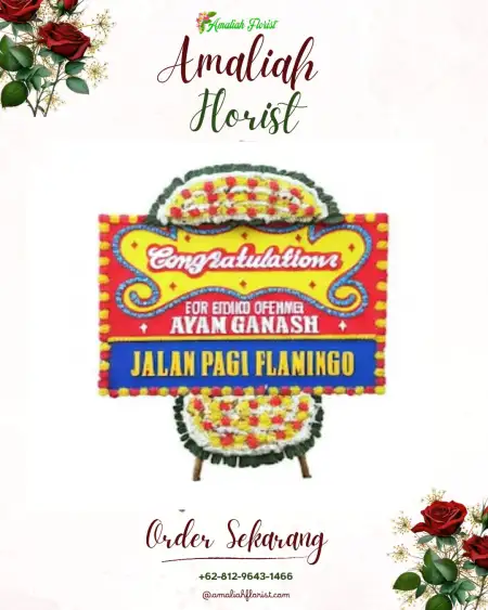 Sewa Papan Bunga Sigando